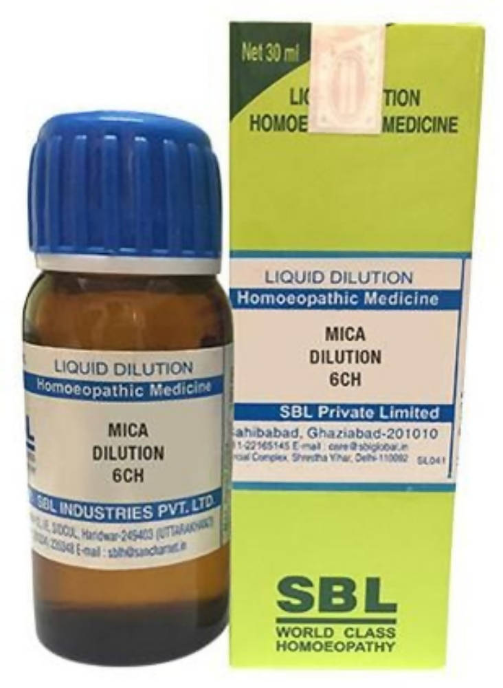 Show details for SBL Homeopathy Mica Dilution - 30 ml Picture of SBL Homeopathy Mica Dilution - 30 ml