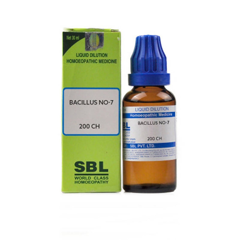 Show details for SBL Homeopathy Bacillus No-7 Dilution - 30 ml Picture of SBL Homeopathy Bacillus No-7 Dilution - 30 ml