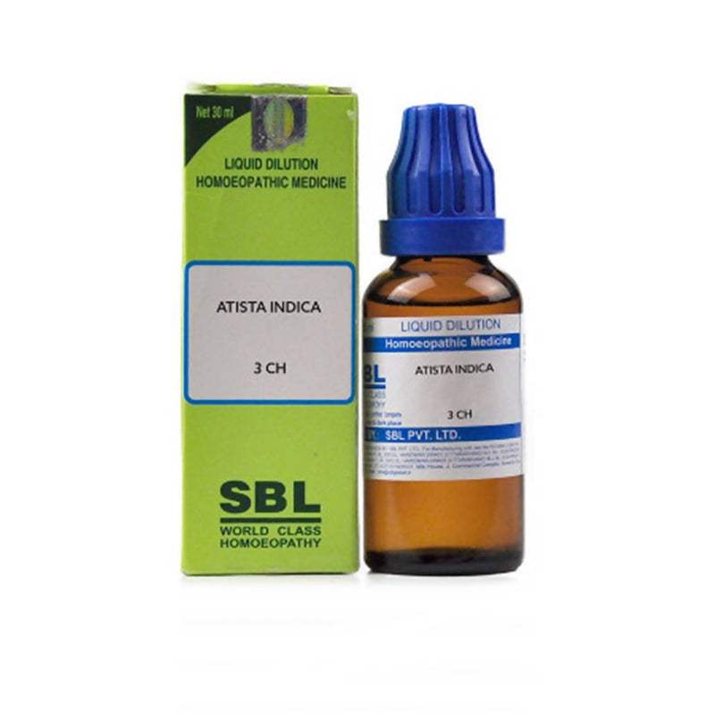 Show details for SBL Homeopathy Atista Indica Dilution - 30 ml Picture of SBL Homeopathy Atista Indica Dilution - 30 ml