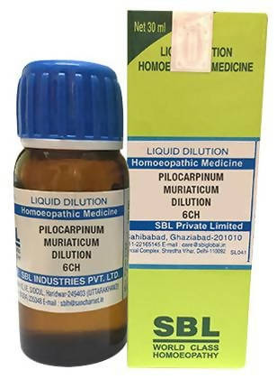 Show details for SBL Homeopathy Pilocarpinum Muriaticum Dilution - 30 ml Picture of SBL Homeopathy Pilocarpinum Muriaticum Dilution - 30 ml