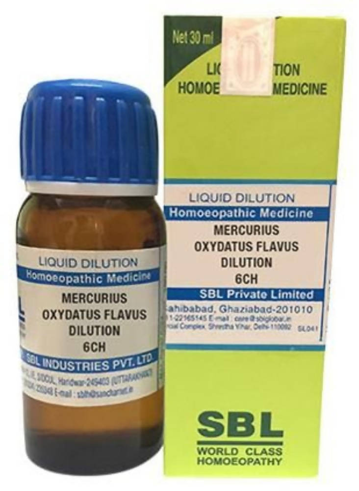 Picture of SBL Homeopathy Mercurius Oxydatus Flavus Dilution - 30 ml