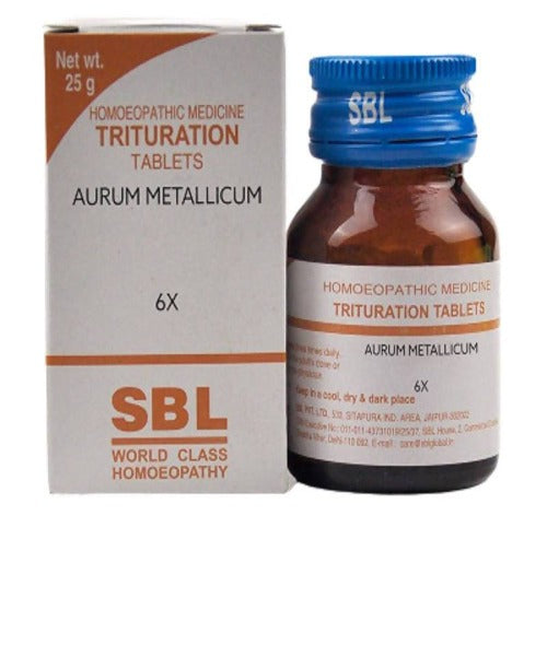 Picture of SBL Homeopathy Aurum Metallicum Trituration Tablet 6X