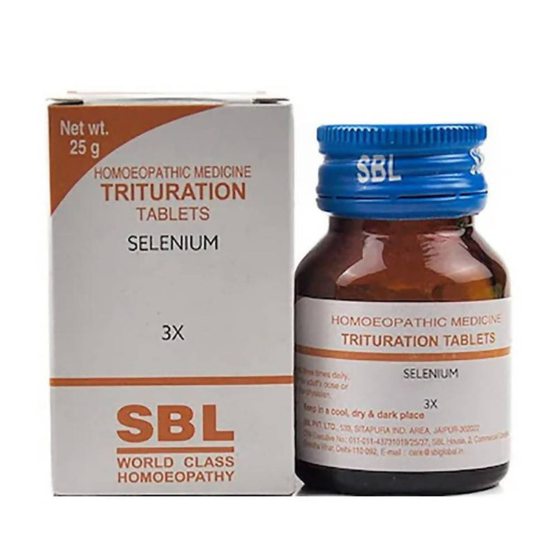 Show details for SBL Homeopathy Selenium Trituration Tablets - 25 GM  Picture of SBL Homeopathy Selenium Trituration Tablets - 25 GM