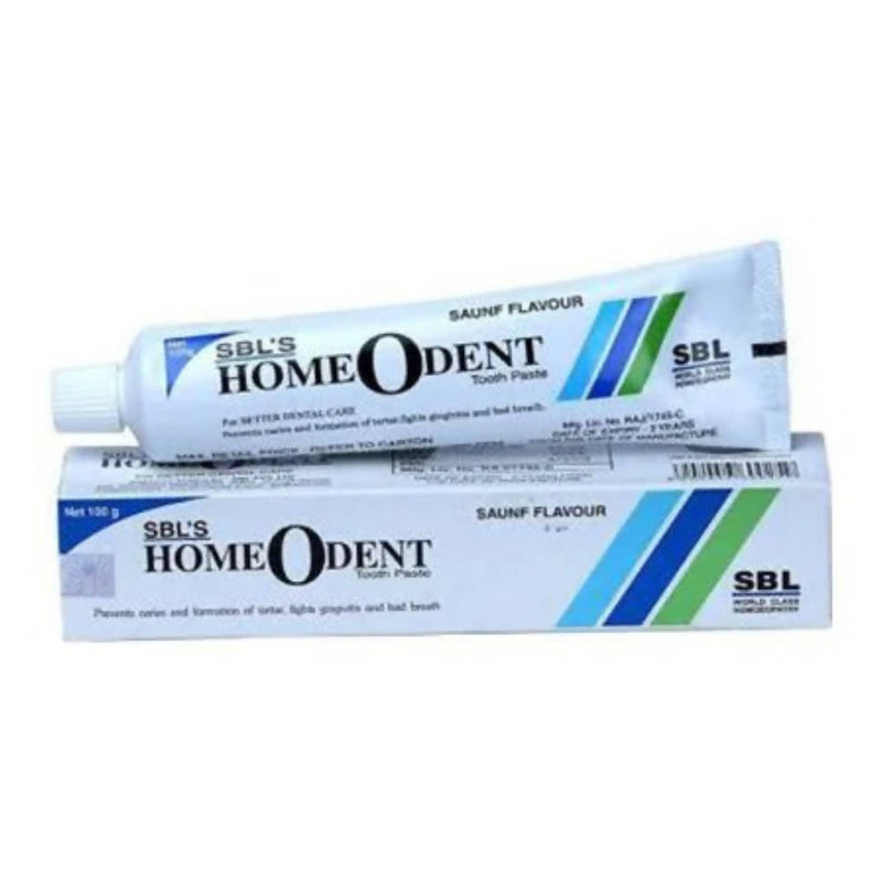 Show details for SBL Homeopathy Homeodent Saunf Toothpaste - 100 grams  Picture of SBL Homeopathy Homeodent Saunf Toothpaste - 100 grams