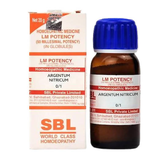 Show details for SBL Homeopathy Argentum Nitricum LM Potency - 20 gm Picture of SBL Homeopathy Argentum Nitricum LM Potency - 20 gm
