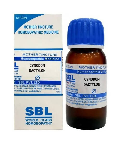 Show details for SBL Homeopathy Cynodon Dactylon Mother Tincture Q - 30 ml Picture of SBL Homeopathy Cynodon Dactylon Mother Tincture Q - 30 ml