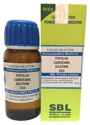 Picture of SBL Homeopathy Populus Candicans Dilution - 30 ml