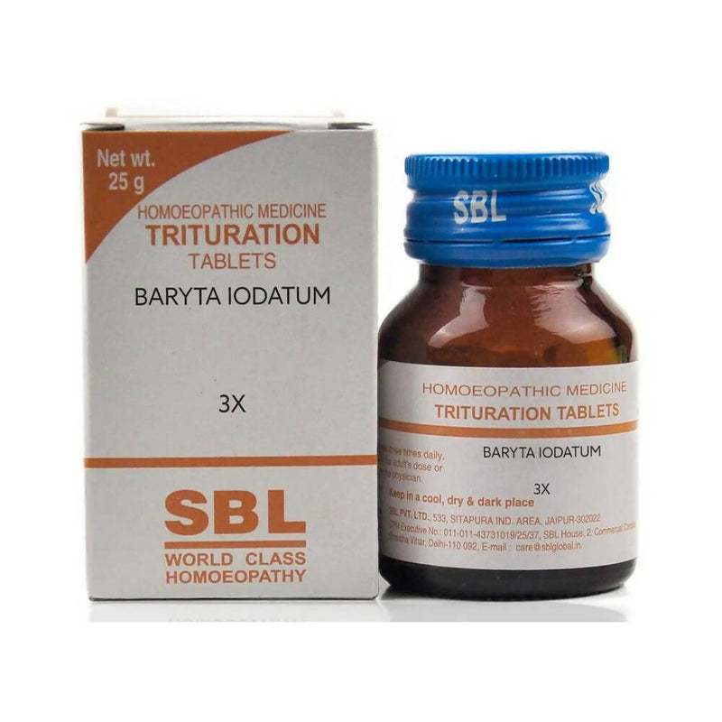 Show details for SBL Homeopathy Baryta Iodatum Trituration Tablets Picture of SBL Homeopathy Baryta Iodatum Trituration Tablets