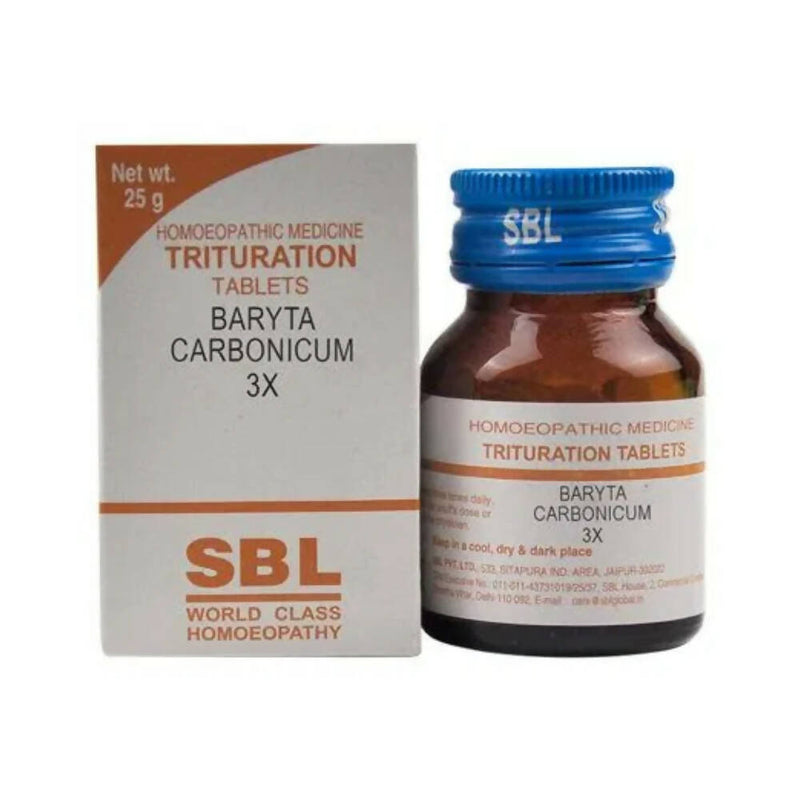 Show details for SBL Homeopathy Baryta Carbonicum Trituration Tablets - 25 g Picture of SBL Homeopathy Baryta Carbonicum Trituration Tablets - 25 g