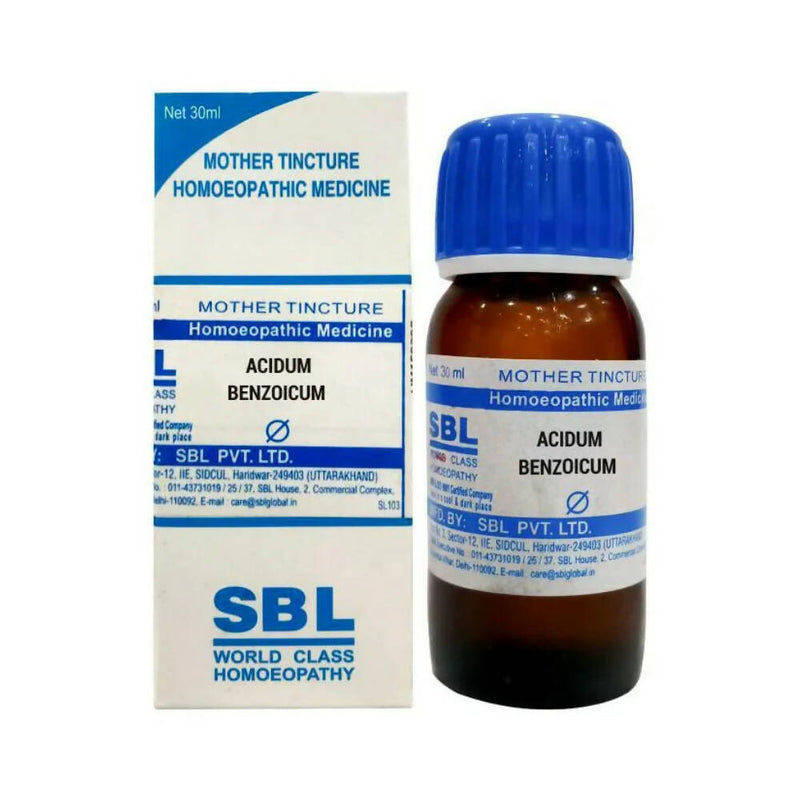 Show details for SBL Homeopathy Acidum Benzoicum Mother Tincture Q - 30 ml Picture of SBL Homeopathy Acidum Benzoicum Mother Tincture Q - 30 ml