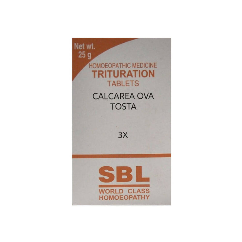Picture of SBL Homeopathy Calcarea Ova Tosta Trituration Tablets - 25 g