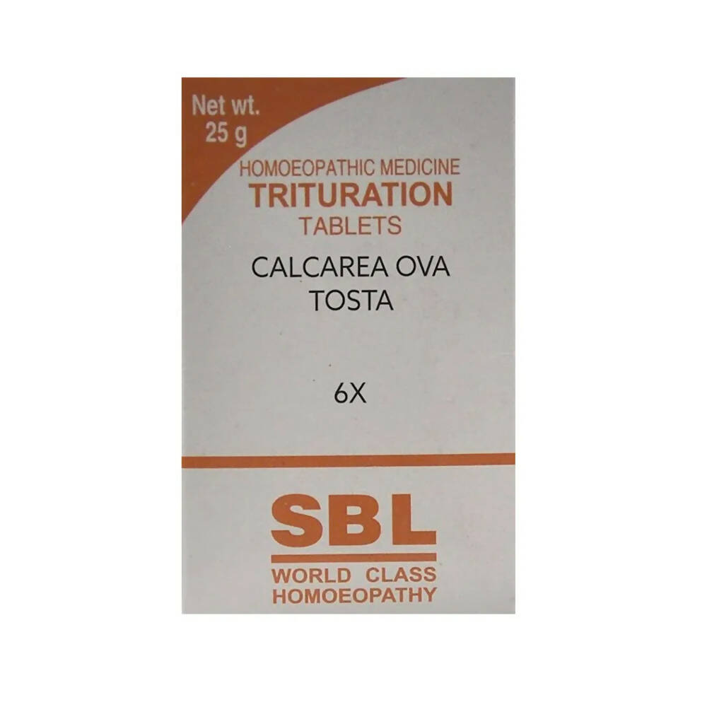 Picture of SBL Homeopathy Calcarea Ova Tosta Trituration Tablets - 25 g