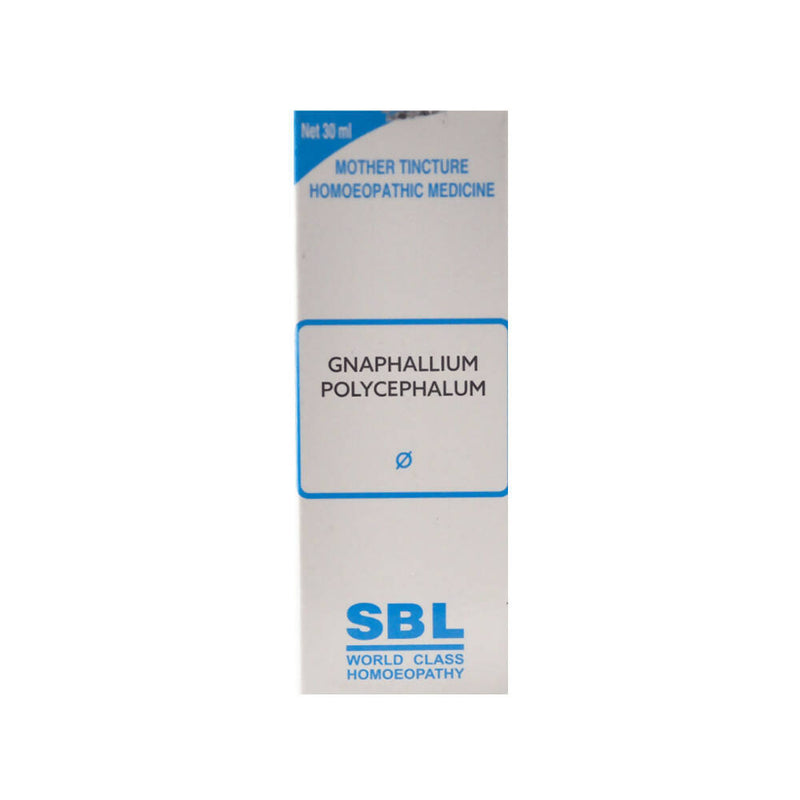 Picture of SBL Homeopathy Gnaphalium Polycephalum Mother Tincture Q - 30 ml