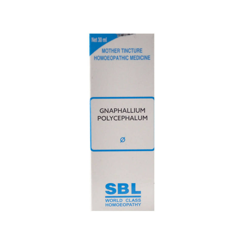 Show details for SBL Homeopathy Gnaphalium Polycephalum Mother Tincture Q - 30 ml Picture of SBL Homeopathy Gnaphalium Polycephalum Mother Tincture Q - 30 ml
