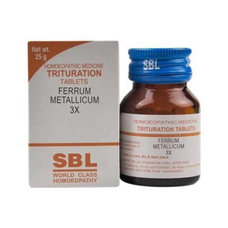 Show details for SBL Homeopathy Ferrum Metallicum Trituration Tablets - 25 GM  Picture of SBL Homeopathy Ferrum Metallicum Trituration Tablets - 25 GM