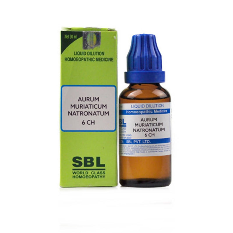 Picture of SBL Homeopathy Aurum Muriaticum Natronatum Dilution - 30 ml