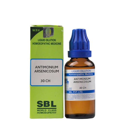 Show details for SBL Homeopathy Antimonium Arsenicosum Dilution - 30 ML Picture of SBL Homeopathy Antimonium Arsenicosum Dilution - 30 ML