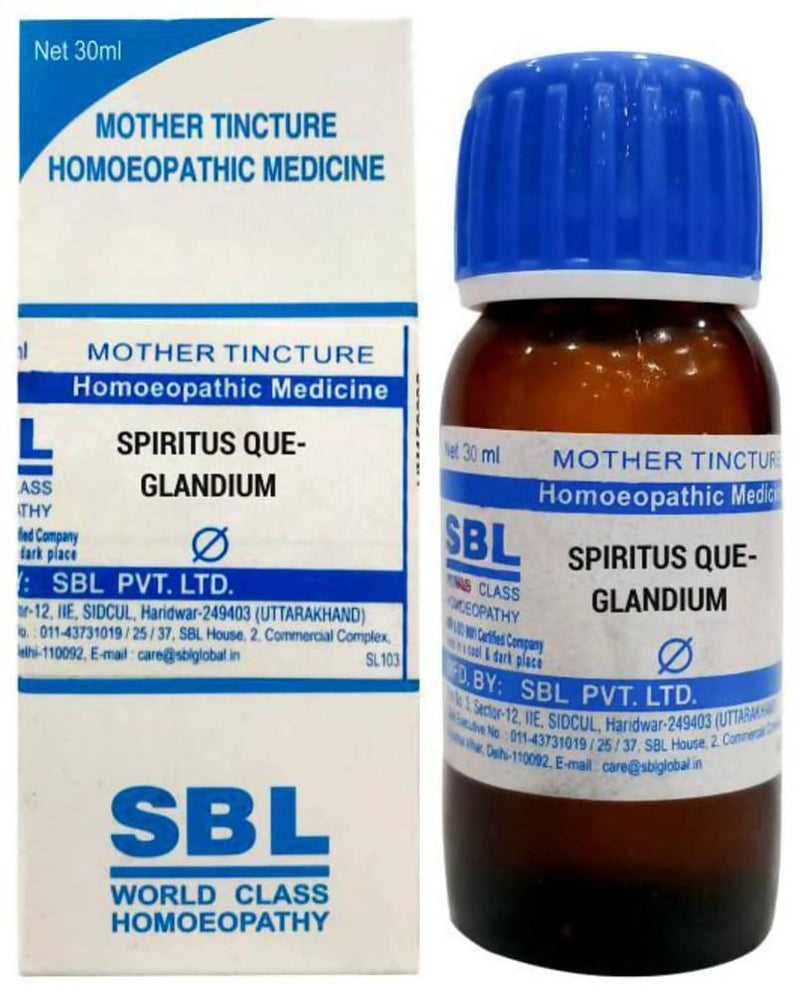 Picture of SBL Homeopathy Spiritus Que-Glandium Mother Tincture Q