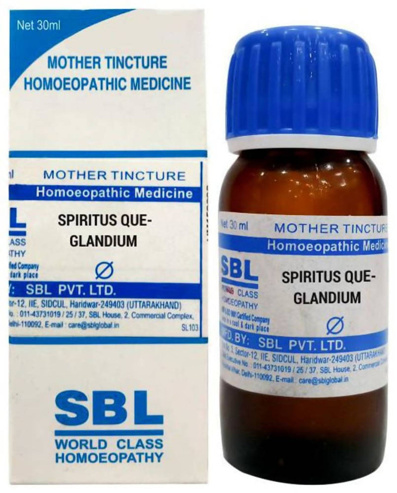Show details for SBL Homeopathy Spiritus Que-Glandium Mother Tincture Q Picture of SBL Homeopathy Spiritus Que-Glandium Mother Tincture Q