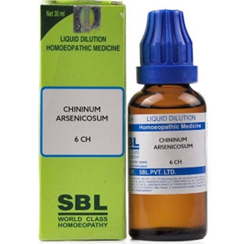 Show details for SBL Homeopathy Chininum Arsenicosum Dilution - 30 ml Picture of SBL Homeopathy Chininum Arsenicosum Dilution - 30 ml