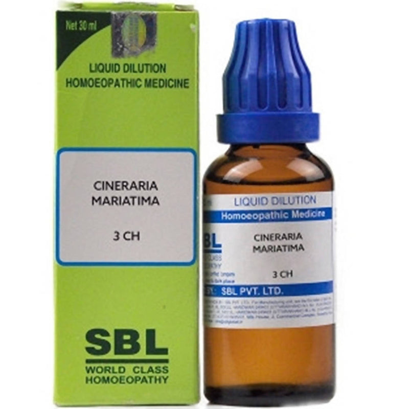 Show details for SBL Homeopathy Cineraria Mariatima Dilution - 30 ml Picture of SBL Homeopathy Cineraria Mariatima Dilution - 30 ml