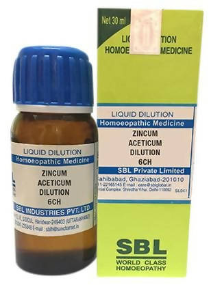 Picture of SBL Homeopathy Zincum Aceticum Dilution - 30 ml