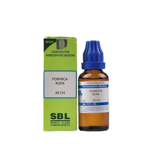Show details for SBL Homeopathy Formica Rufa Dilution - 30 ml Picture of SBL Homeopathy Formica Rufa Dilution - 30 ml