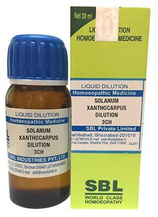 Picture of SBL Homeopathy Solanum Xanthocarpus Dilution - 30 ml