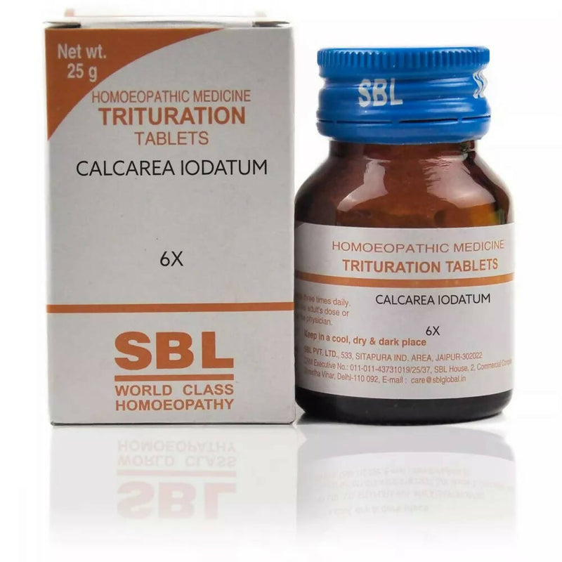 Show details for SBL Homeopathy Calcarea Iodatum Trituration Tablets - 25 GM Picture of SBL Homeopathy Calcarea Iodatum Trituration Tablets - 25 GM