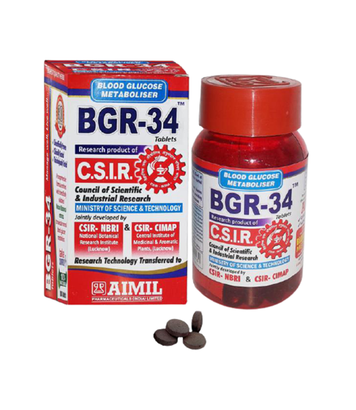 Show details for Aimil Ayurvedic BGR-34 - 100 Tablets  Picture of Aimil Ayurvedic BGR-34 - 100 Tablets