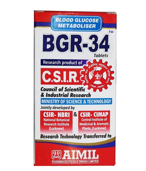 Picture of Aimil Ayurvedic BGR-34 - 100 Tablets 