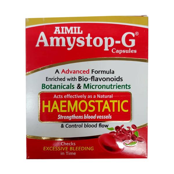 Show details for Aimil Ayurvedic Amystop-G Capsule - 20 Capsules Picture of Aimil Ayurvedic Amystop-G Capsule - 20 Capsules