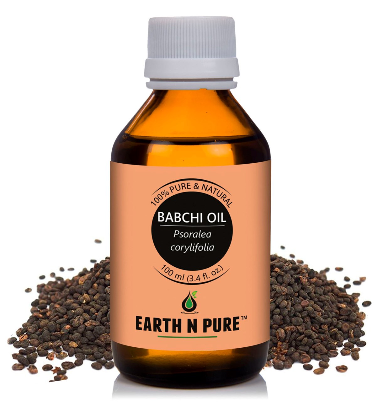 Show details for EARTH N PURE - Babchi Oil – 100 Ml Picture of EARTH N PURE - Babchi Oil – 100 Ml