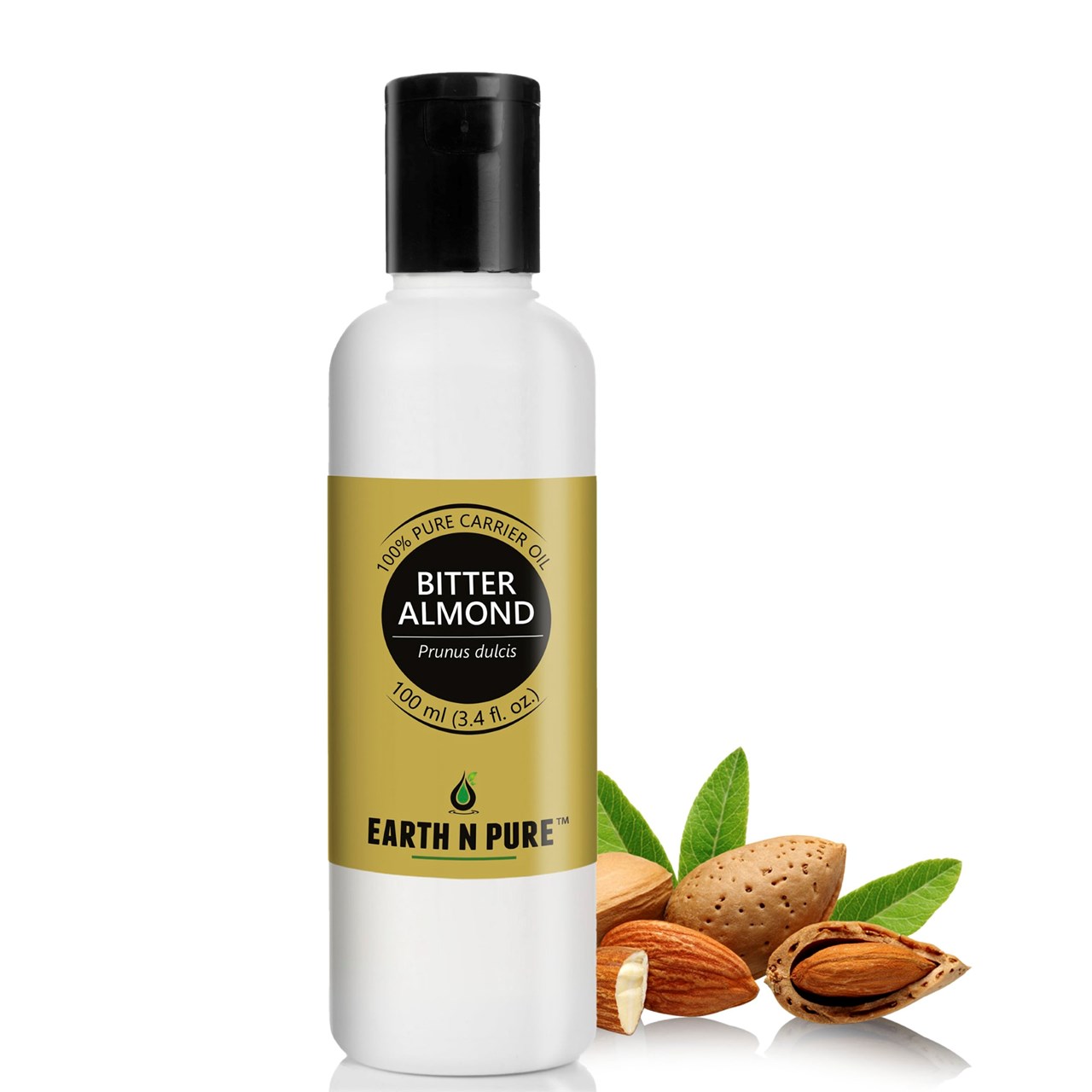 Show details for EARTH N PURE - Bitter Almond Oil – 100 Ml Picture of EARTH N PURE - Bitter Almond Oil – 100 Ml