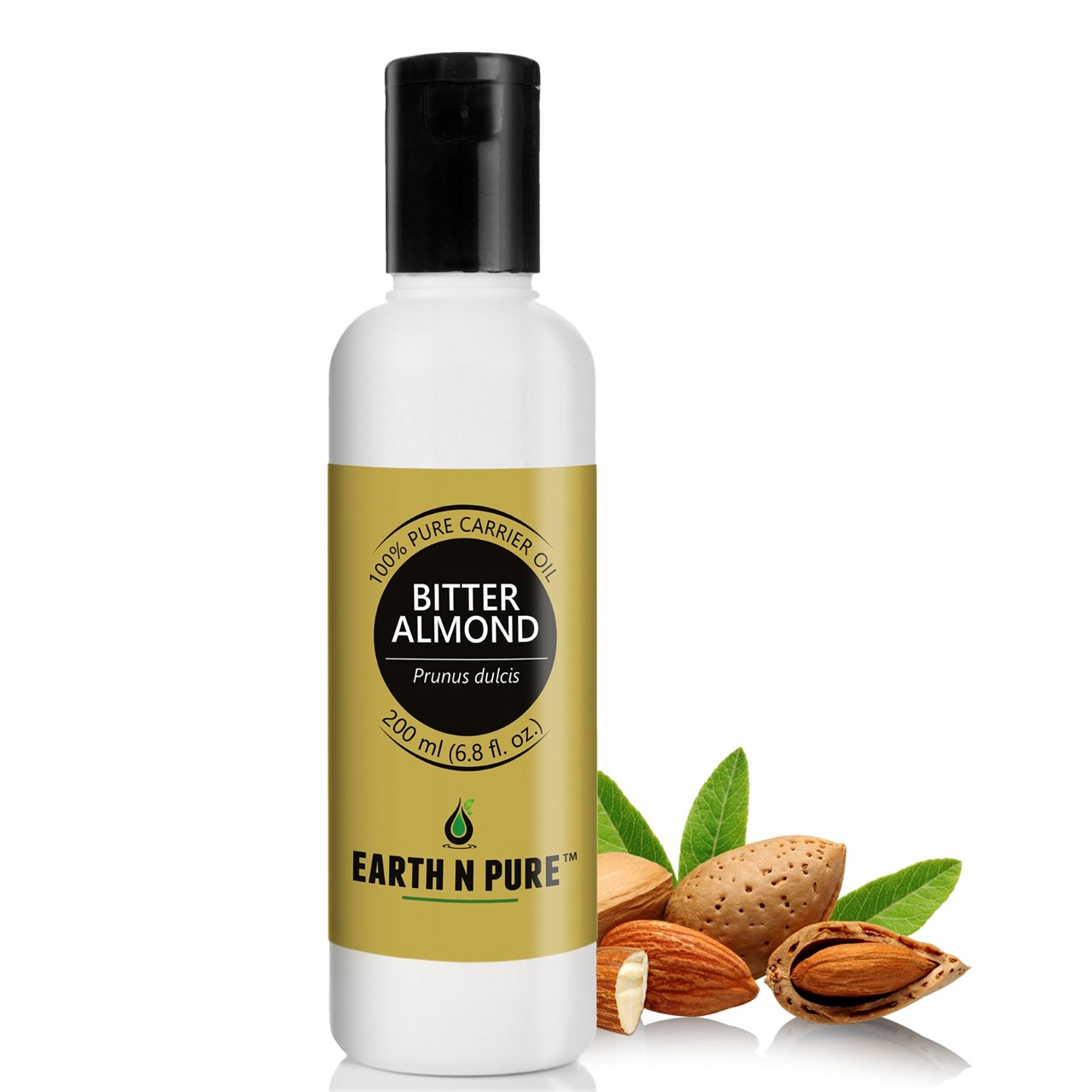 Show details for EARTH N PURE - Bitter Almond Oil – 200 Ml Picture of EARTH N PURE - Bitter Almond Oil – 200 Ml