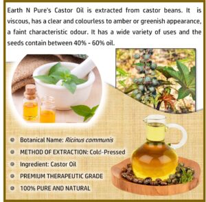 Picture of EARTH N PURE - Castor Oil – 200 Ml