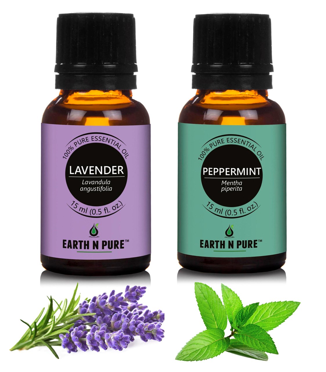 Show details for EARTH N PURE - Essential Oils Pack Of 2 (15 Ml Each) Picture of EARTH N PURE - Essential Oils Pack Of 2 (15 Ml Each)
