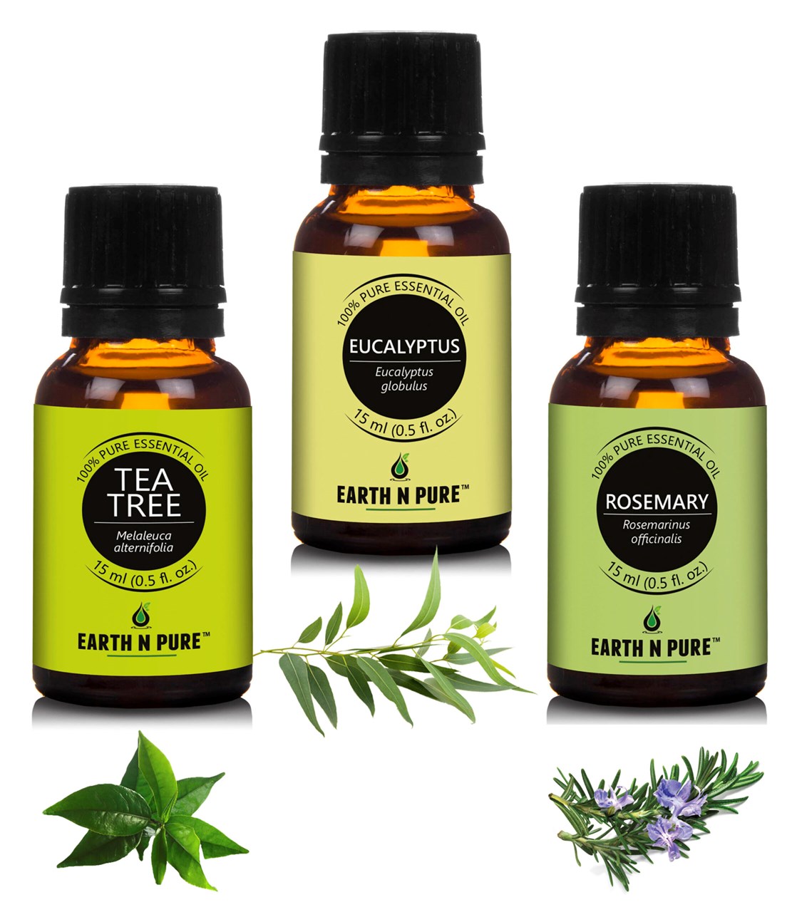 Show details for EARTH N PURE - Essential Oils Pack Of 3 (15 Ml Each) Picture of EARTH N PURE - Essential Oils Pack Of 3 (15 Ml Each)