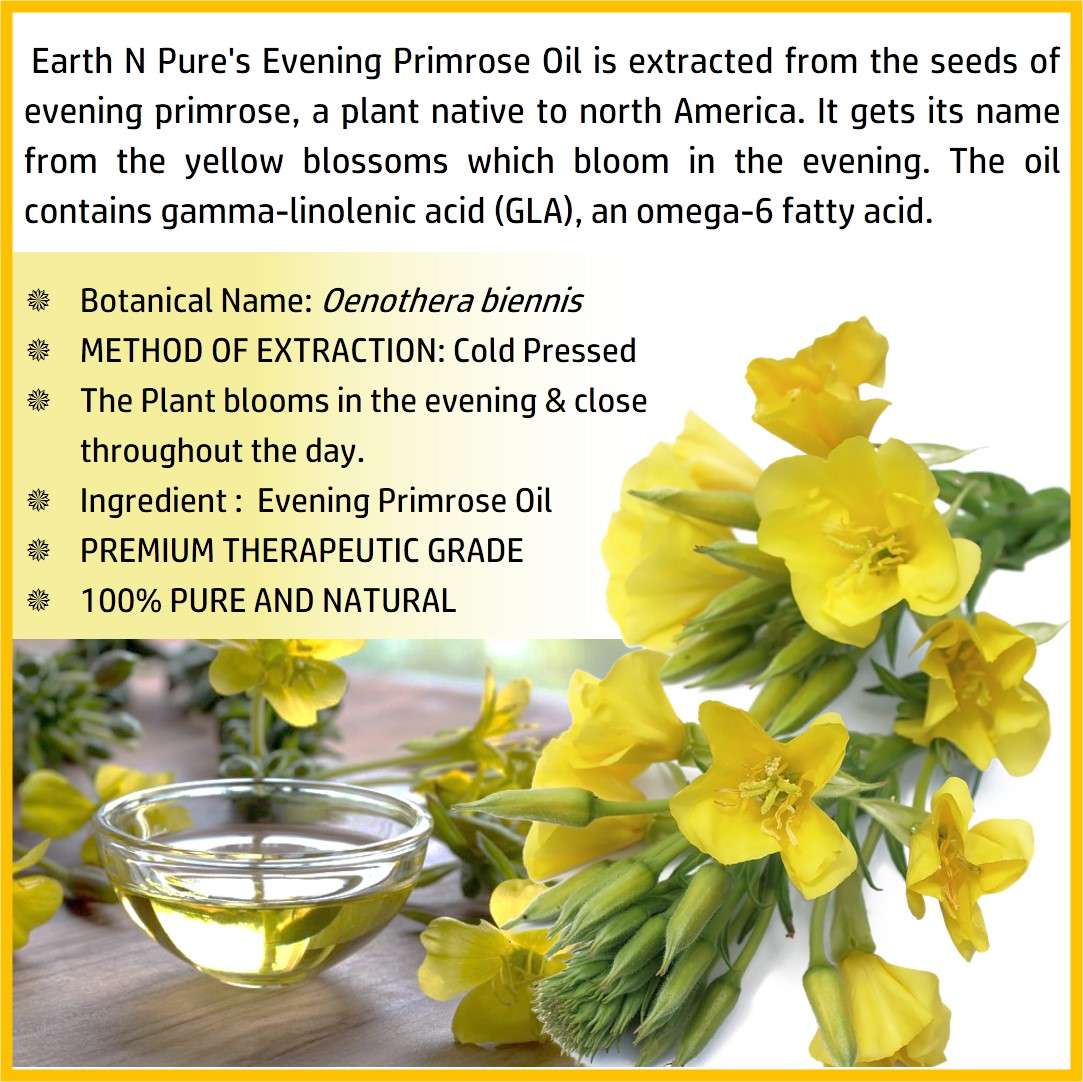 Picture of EARTH N PURE - Evening Primrose Oil – 15 Ml