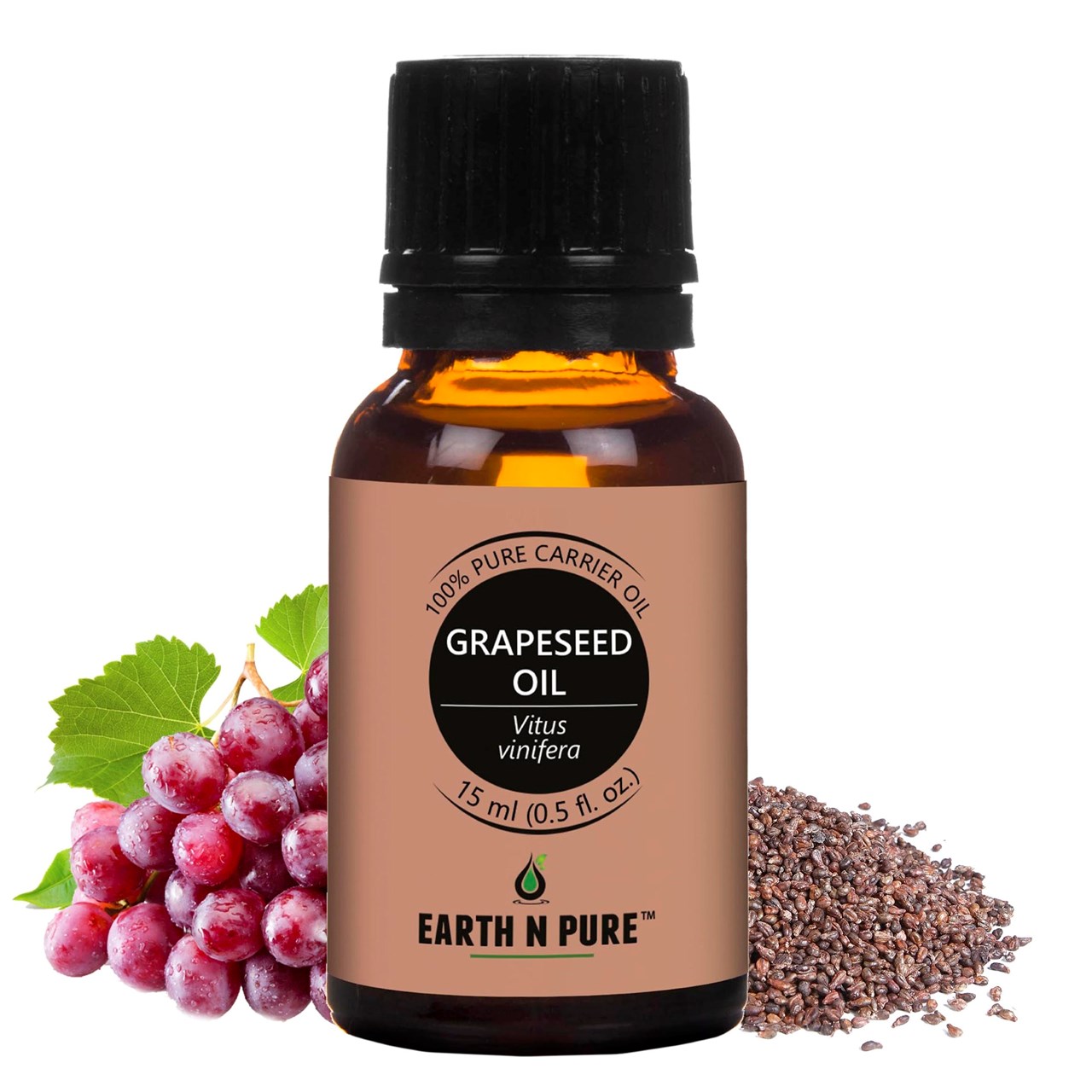 Show details for EARTH N PURE - Grapeseed Oil – 15 Ml Picture of EARTH N PURE - Grapeseed Oil – 15 Ml