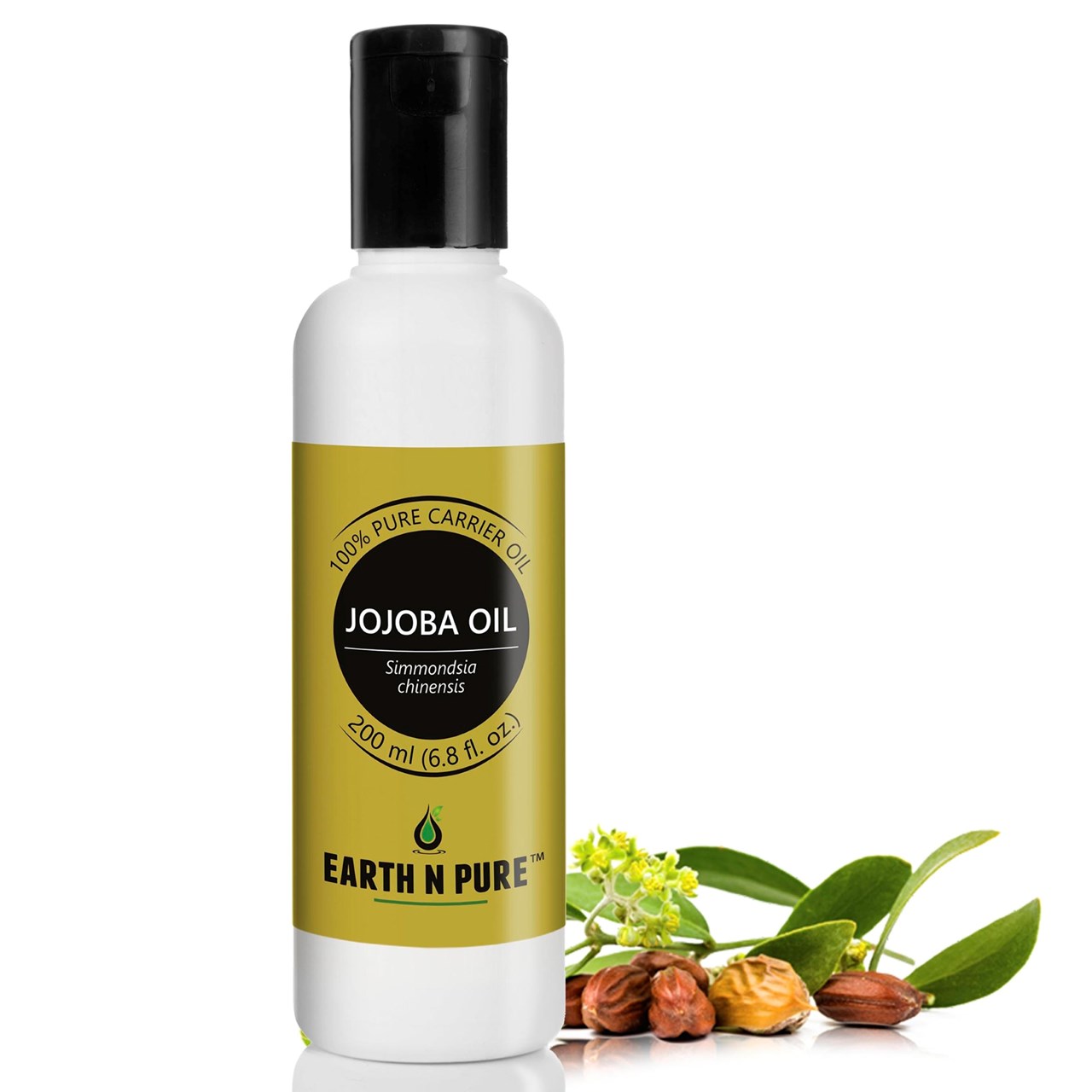 Show details for EARTH N PURE - Jojoba Oil – 200 Ml Picture of EARTH N PURE - Jojoba Oil – 200 Ml