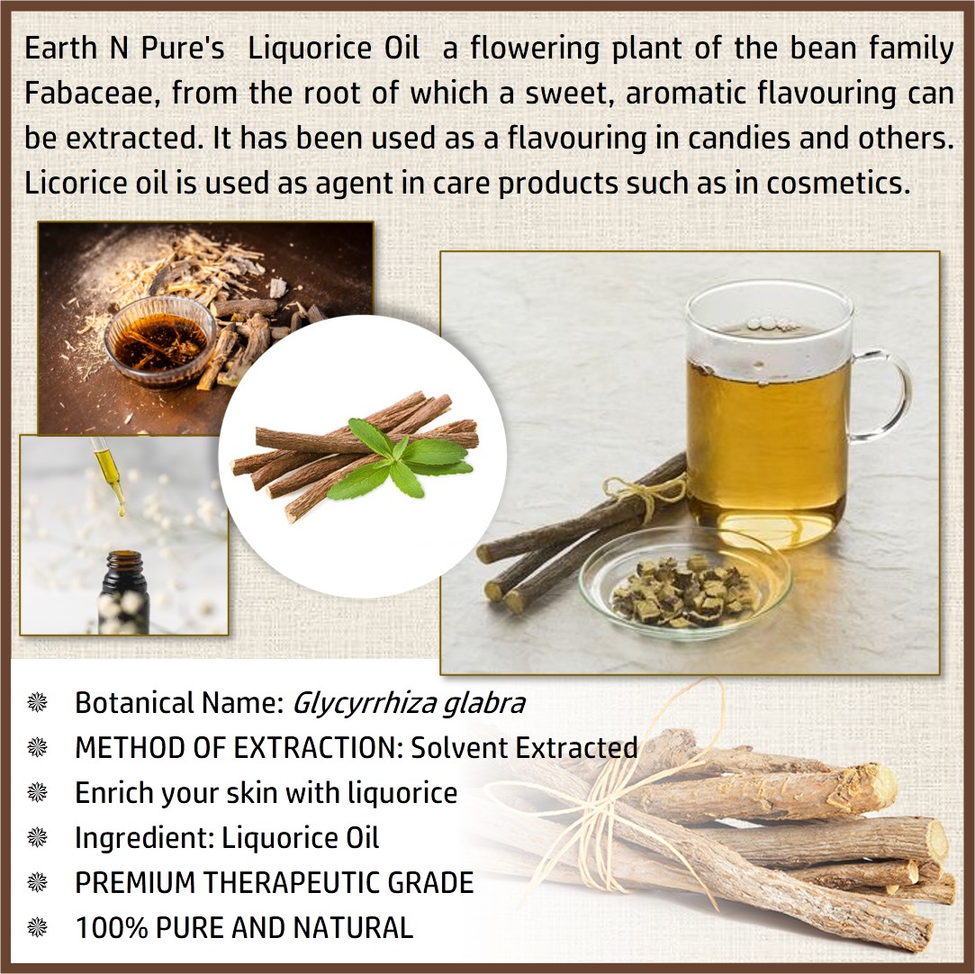 Picture of EARTH N PURE - Liquorice Oil – 100 Ml