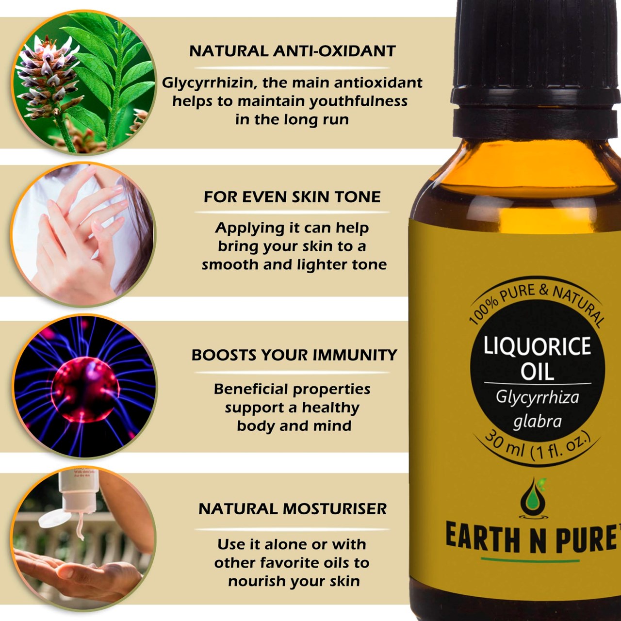 Picture of EARTH N PURE - Liquorice Oil – 30 Ml