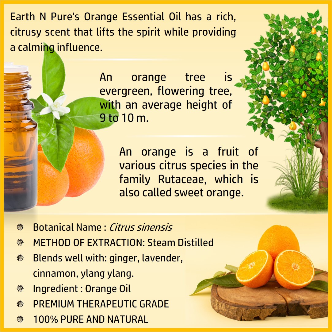 Picture of EARTH N PURE - Orange Oil – 100 Ml