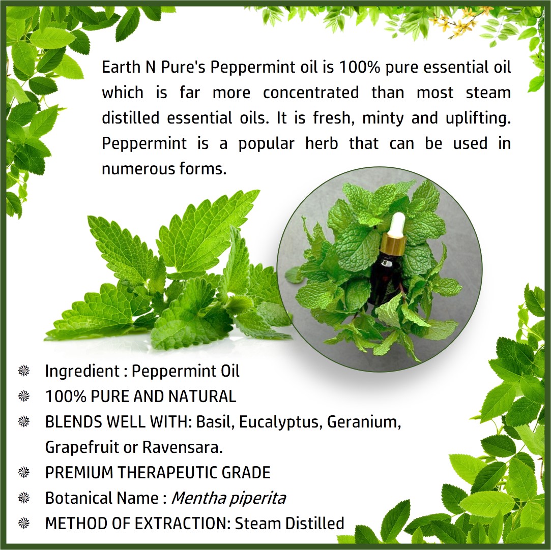 Picture of EARTH N PURE - Peppermint Oil- 100 Ml