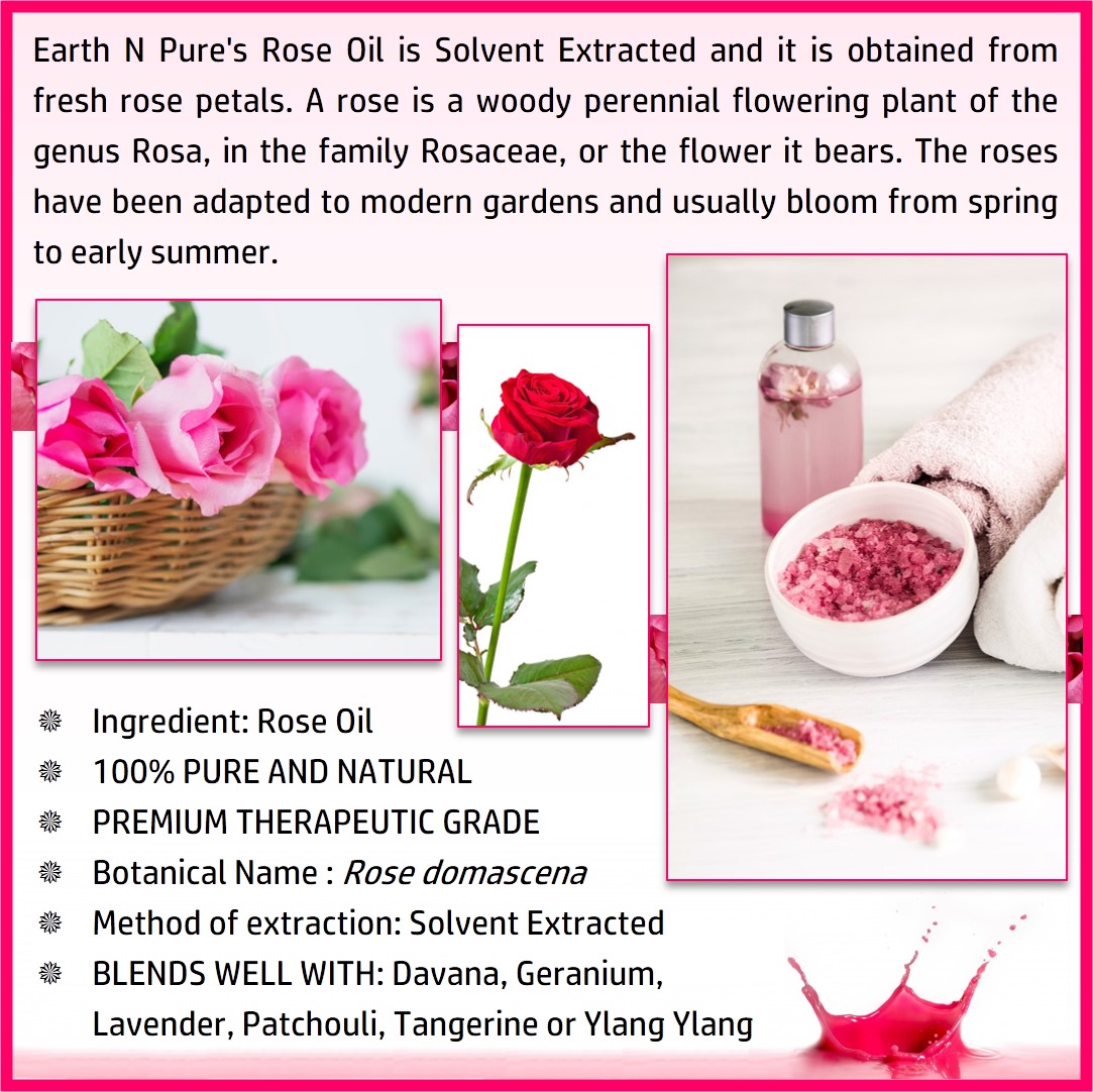 Picture of EARTH N PURE - Rose Oil – 15 Ml