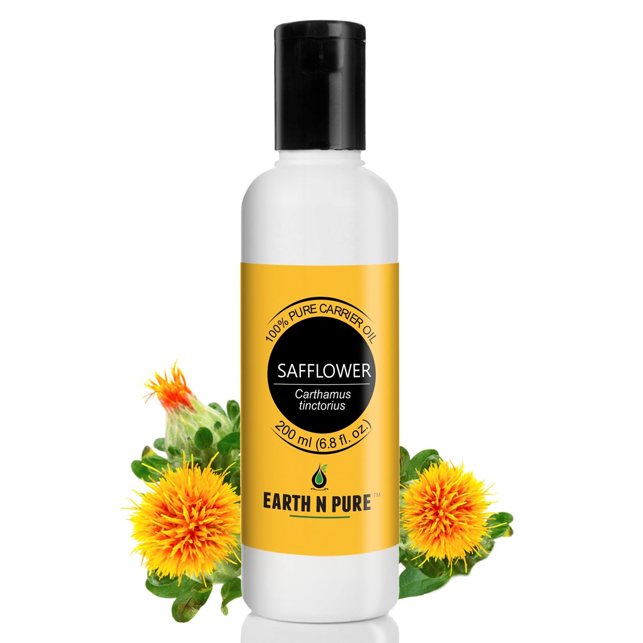 Show details for EARTH N PURE - Safflower Oil – 200 Ml Picture of EARTH N PURE - Safflower Oil – 200 Ml