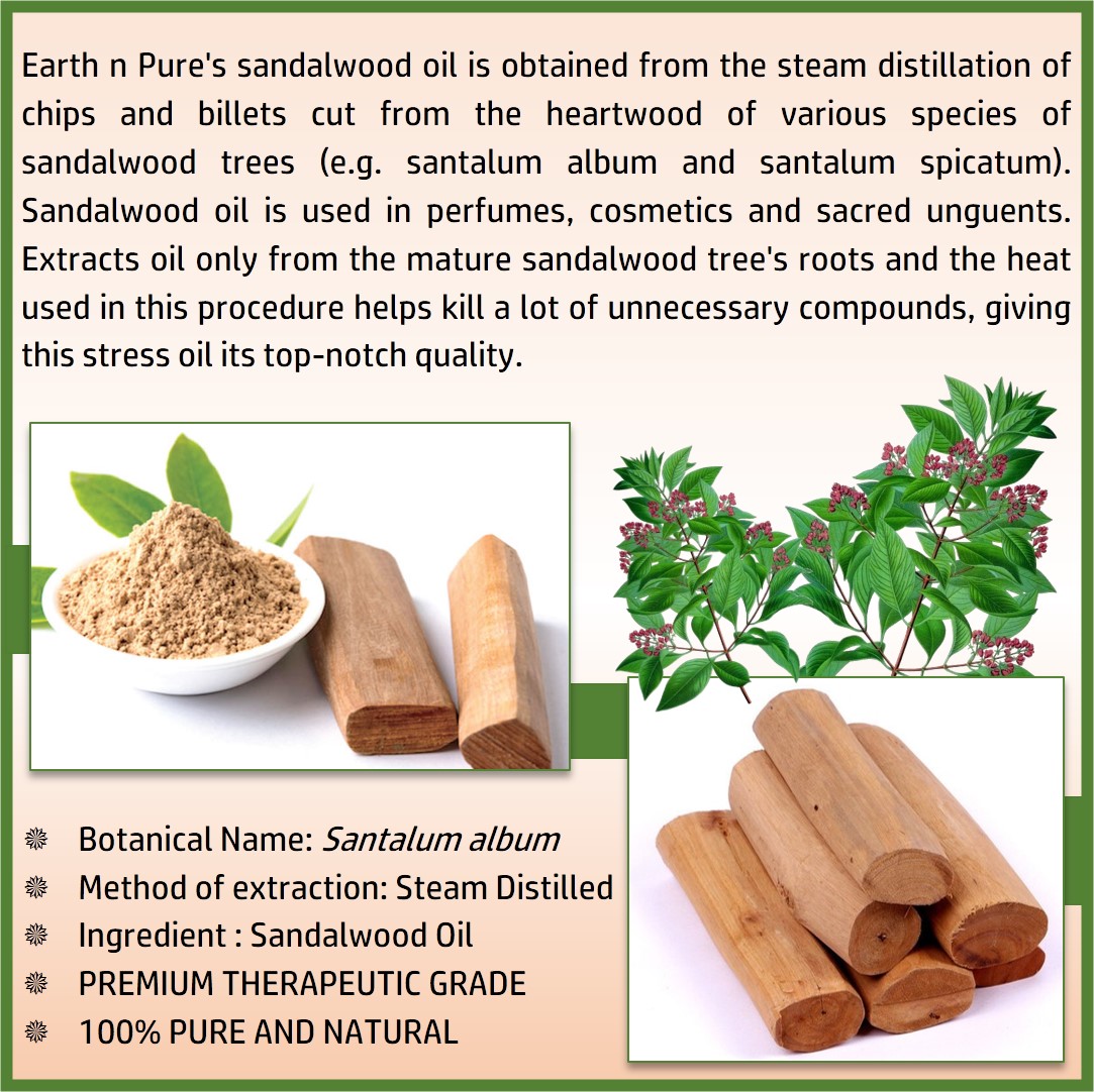 Picture of EARTH N PURE - Sandalwood Oil – 30 Ml