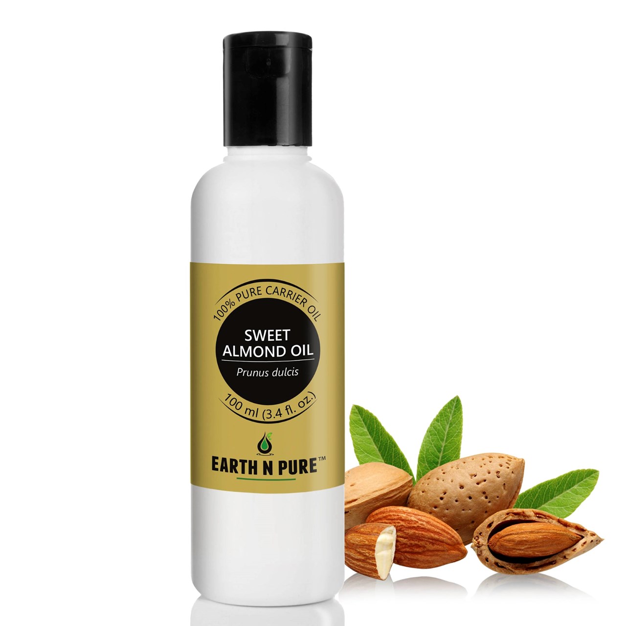 Show details for EARTH N PURE - Sweet Almond Oil – 100 Ml Picture of EARTH N PURE - Sweet Almond Oil – 100 Ml