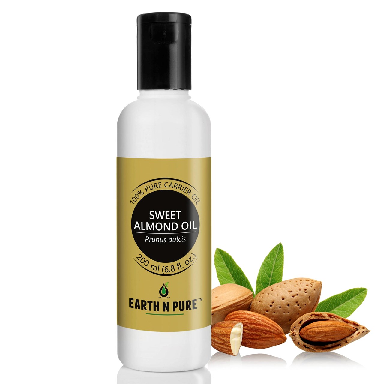 Show details for EARTH N PURE - Sweet Almond Oil – 200 Ml Picture of EARTH N PURE - Sweet Almond Oil – 200 Ml